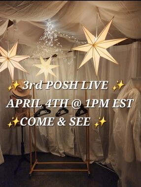 3rd POSH LIVE !!!✨️ Come & See ✨️ 1pm EST ✨️